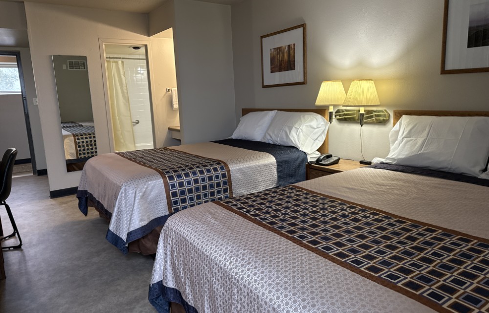 Two Double beds